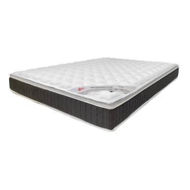 Imagem de Colchão Queen Molas New Tecnopedic Pillow 158x198 Castor - Cinza