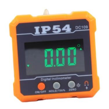 Imagem de Esquirla Medidor de ângulo de nível eletrônico, à prova d'água e poeira, transferidor, inclinômetro digital para dutos de tubos de construção de automóveis