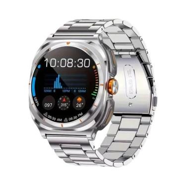 Imagem de Relógio Inteligente Masculino 2 Em 1 Com Chamada Bluetooth, GPS, Monit