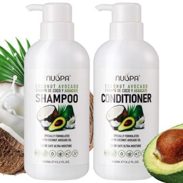 Imagem de Conjunto de shampoo e condicionador NUSPA Coconut Avocado - NUSPA NUSP