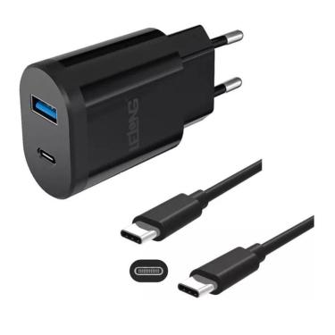 Imagem de Carregador Turbo Para Android com Cabo Type-C x Type-C 5.1A