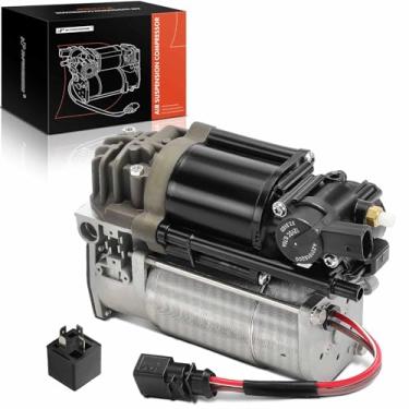 Imagem de A-Premium Compressor De Suspensão A Ar Com Relé Compatível Audi A6 A7 Quattro 2012-2018, Rs7 2014-2017, S6 S7 2013-2017, S8 2013-2018, Substituição Nº 4G0616005, 4G0616005C