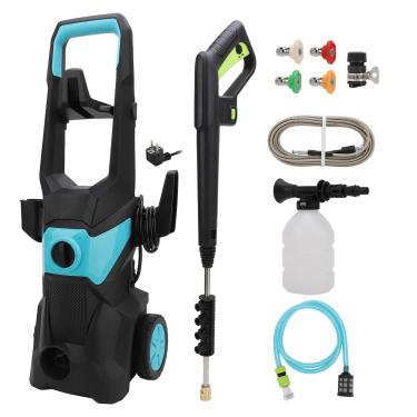 Imagem de Diydeg Lavadora de Alta Pressão Elétrica, 4000PSI, 5,6L por minuto, Lavadora de Alta Pressão com Mangueira de 32 pés, 4 Bicos e Cabeça Espuma, Fácil Montagem, Máquina Limpeza Lavadoras (Plugue UE