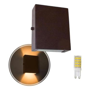 Imagem de 2X Arandela Slim 2 Focos Parede + Led G9 5W St1597 Estrutura