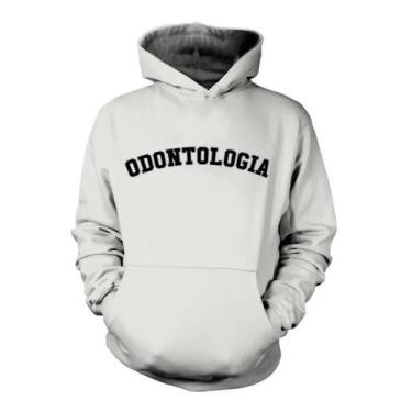 Imagem de Moletom Agasalho Casaco Faculdade Odontologia Blusa De Frio - LGAMN, B