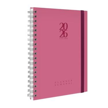 Imagem de Agenda Planner Semanal Plus 2026 Solid Colors Mauve