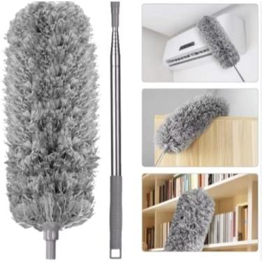 Imagem de Espanador de Pó Para Limpeza em Microfibra com Cabo Extensor Retrátil Lavável - Limpeza de Poeira (2,80 Cms) (1)