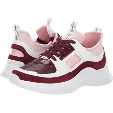 Imagem de Calvin Klein tênis feminino de neoprene cano baixo com cadarço