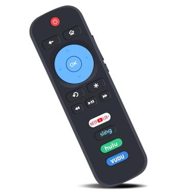 Imagem de ZWP Controle remoto de substituição universal RC280 para todas as TVs Roku, TCL Roku/Hisense Roku/Onn Roku TV, compatível apenas com Roku Smart TV 40FS3750, 40FS3800, 40FS3850 Remote - sem necessidade