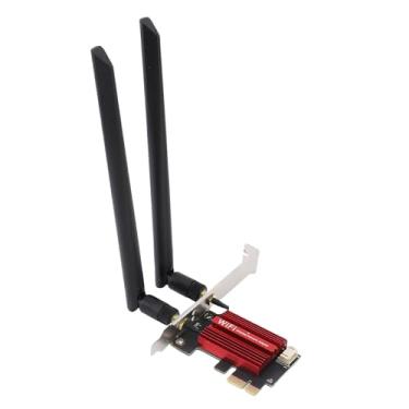 Imagem de VBESTLIFE PCIE WiFi 6E PCIE, PCIE WiFi Wireless Card Com Adaptador Sem Fio Bluetooth 5.2 Aprimorado, Tri Band PC, Baixa Latência, para Vitórias 10/11