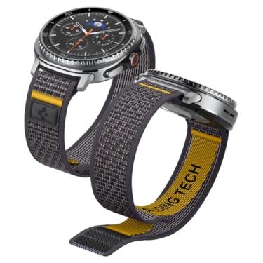 Imagem de Spigen Athlex Air projetada para Samsung Galaxy Watch 8 44/40 mm, 8 Classic 46 mm Band ajustável Solo Loop Strap (2025) - Cinza ativo