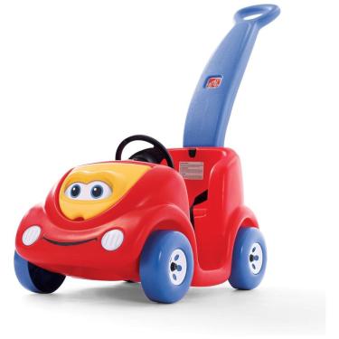 Imagem de Carrinho Infantil de Empurrar, Com Cinto de Segurança e Buzina, Suporta Até 22 kg, Para Crianças de 1,5 a 4 Anos, Step2 Buggy, Vermelho