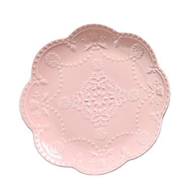 Imagem de Prato de serviço Pratos de jantar de 25 cm, prato de cerâmica leve para bife, salada, macarrão e sobremesa, lava-louças, micro-ondas, conjunto de pratos (cor: cinza, tamanho: G)