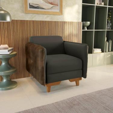 Imagem de Poltrona Belinda Kappesberg Suede Café