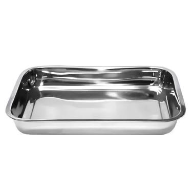 Imagem de Bandeja instrumentais odontológicos Aço Inox Procedimentos - DRATINI, 