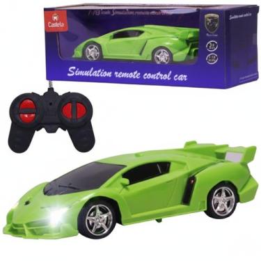 Imagem de Carrinho de Controle Remoto com 4 Funções Verde Escala 1:18 - Castela 