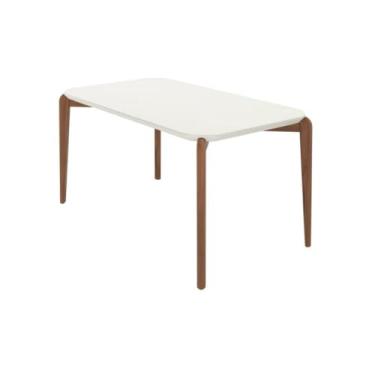 Imagem de Mesa de Jantar Madeira 4 Lugares Donatella Cozinha Retagular