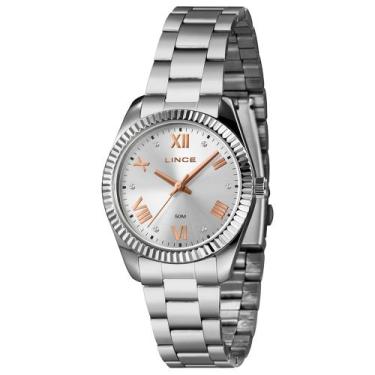 Imagem de Relógio Feminino Lince Prata Rosê LRMJ170L36 S3SX