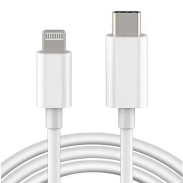 Imagem de Cabo carrgador Tipo C Turbo CompativelIPhone 8, X, 11, 12, 13, 14 Foxc