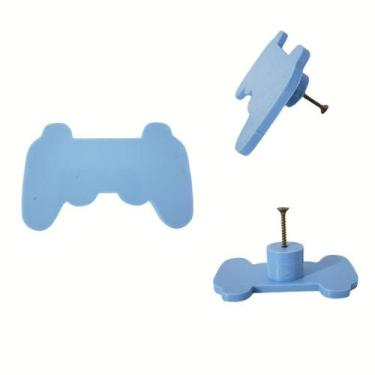 Imagem de Puxador de Gaveta Controle Playstation Azul (Kit com 2 unidades) - Esp