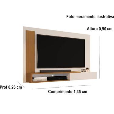 Imagem de Painel para TV Até 50 Polegadas Bagdá com porta Cores - Comprar Moveis