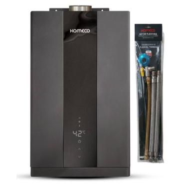 Imagem de Aquecedor De Água A Gás Komeco KO 21 Bk Home 21 Litros Glp Com Kit