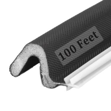 Imagem de Decapagem de portas em forma de V em forma de V, espuma Q, 30 m, preta