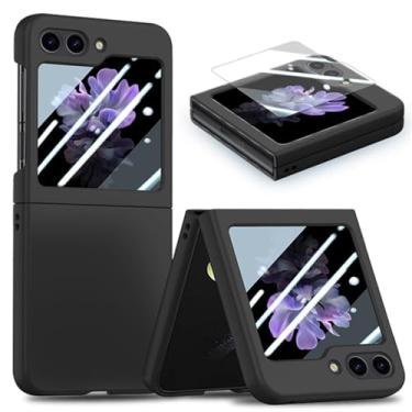 Imagem de Capa para Samsung Z Flip 5 com vidro temperado completo de 360 graus ultrafino para PC para Samsung Galaxy Z Fold 3 4 5 Flip 5 5G, preta, para Samsung Z Fold 4