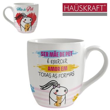 Imagem de Caneca De Porcelana Meme Mae De Pet Hauskraft 300Ml