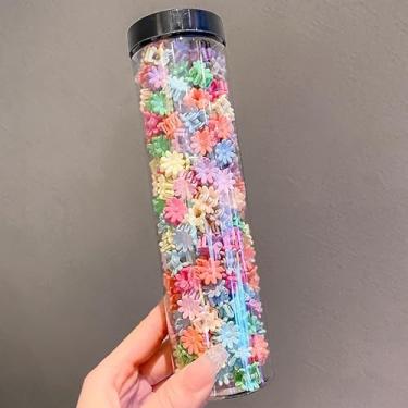 Imagem de 100 peças de grampo de cabelo margarida com cores mistas, simples e portátil, bonito e tocante, grampos de Halloween, grampos de Natal