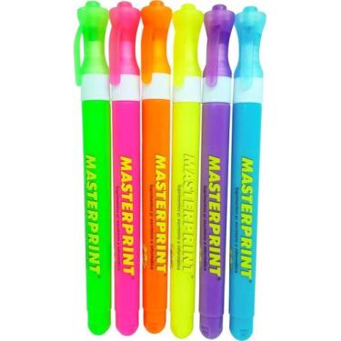 Imagem de Marca Texto Non Slim Pta Chamfrada Masterprint 6 Cor MP610