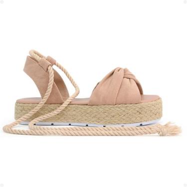 Imagem de Sandalia Feminina FlatForm de Amarrar Corda Original Plataforma Samdar