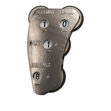 Imagem de Markwort Indicador de árbitro com 4 dígitos em aço inoxidável, prata