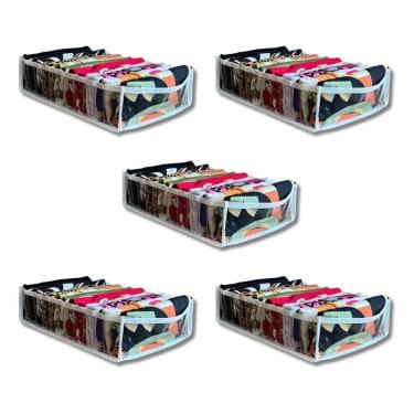 Imagem de 2X 5 Colmeia Organizadora Camiseta Gaveta Organizador Camisa