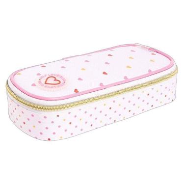 Imagem de Estojo Escolar Infantil Minibox Académie Coração Rosa - Tilibra