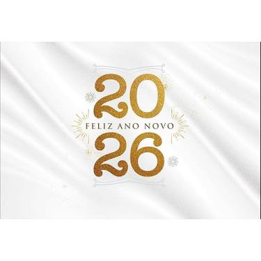 Imagem de Fundo Fotográfico Cenário Ano Novo Tecido (FANV0068, 1,50x2,20m)
