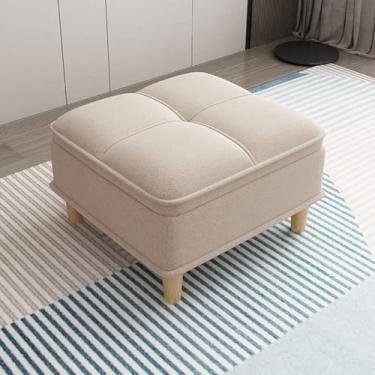 Imagem de Banquetas otomanas de armazenamento, cadeira de assento com tampas para quarto, sala de estar, varanda, penteadeira, escritório, lanche/cor 6/60 * 50 cm