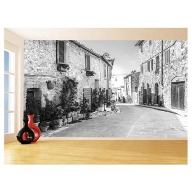Imagem de Papel De Parede 3D Cidade Antiga Europeia Vila 3,5M Cda65 - Você Decor