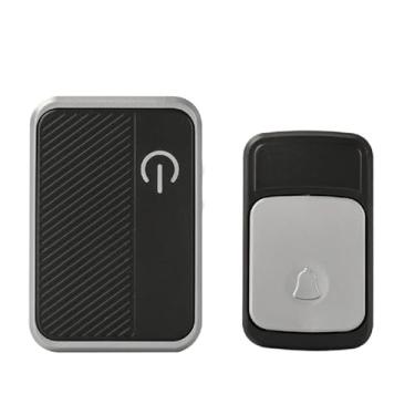 Imagem de Campainha Domestica sem Fio a Prova D áGua Campainha Residencial Comercial sem Fio Tomada e a Pilha(MD-37 Tomada COR Aleatorio)