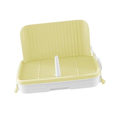 Imagem de Stgfyxgs Puppy Dog Trainet Bandeja Bandeja Portátil Mantenha Plaça E Piso Plean Reutilizável Dog Potty Potty Potty Potty Potty Potty Potty, Amarelo claro