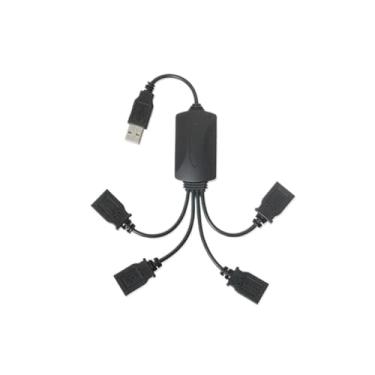 Imagem de Hub USB 3.0, divisor USB de 4 portas, hub A ultracompacto para laptop, PC, pen drive, mouse, teclado, plug and play, sem necessidade de driver (preto clássico)