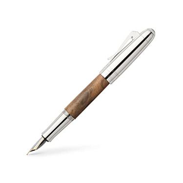 Imagem de Graf von Faber-Castell Caneta-tinteiro Magnum madeira de nogueira ponta média