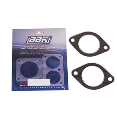 Imagem de BBK Performance 1632 Cabeçotes de escapamento de desempenho de comprimento ajustado curto de 4,5 cm para Mustang GT - Acabamento cromado