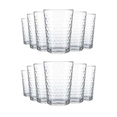 Imagem de Jogo De Copos 12 Unidades Batuque 265ml Ideal Para O Cotidiano Água E 