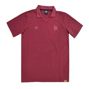 Imagem de Camisa Polo Sport Recife 2025 Viagem Vinho Umbro Original-Masculino