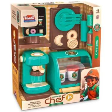 Imagem de Cafeteria infantil brinquedo de cozinhar - Usual Brinquedos