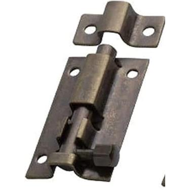 Imagem de Parafuso de porta quadrado 304 aço inoxidável antigo bronze trava de segurança 7,6 cm 2 peças