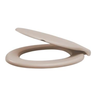 Imagem de Assento Sanitário Confortável Oval Tampa (Areia)