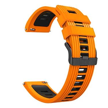 Imagem de FULNES Pulseira de relógio inteligente pulseiras de silicone para Zeblaze NEO 3/Stratos/GTR2 pulseiras pulseira de 22 mm (cor: estilo A, tamanho: para Amazfit GTR 2 2e)