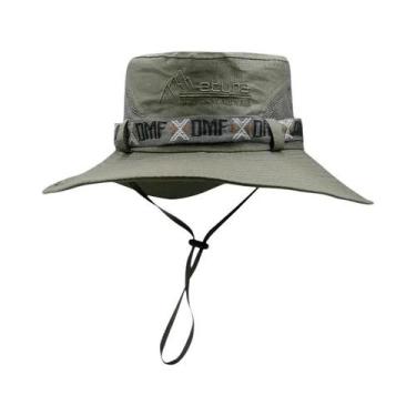 Imagem de Chapéu De Sol Masculino De Verão Com Aba Larga, Proteção UV, Rede, Par